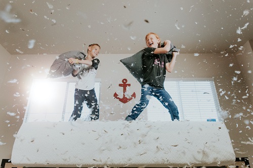 Children Playing In The Room